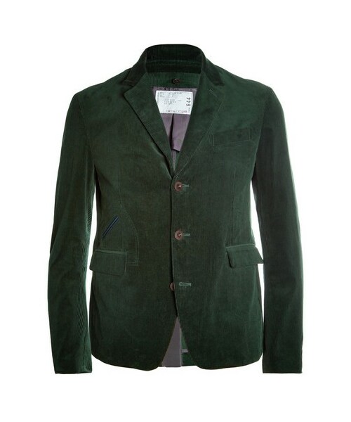 unstructured corduroy blazer