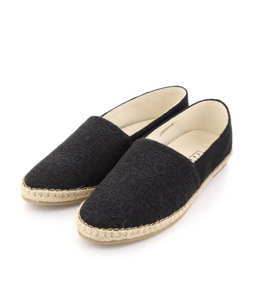 LOWRYS FARM（ローリーズファーム）の「エスパドリーユ（シューズ・レディース・オフ/ブラック/ボーダー・Ｍ/Ｌ）」の2枚目の写真