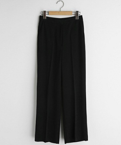 DHOLIC（ディーホリック）の「バックタックワイドスラックス（スラックス・レディース・ブルー/グリーン/ブラック・S/M/L）」の2枚目の写真