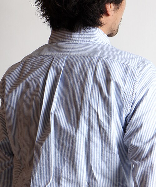 FREAK'S AMERICA（フリークスアメリカ）の「L/S CANDY STRIPE SHIRTS 【MADE IN USA】（その他・メンズ・ブラック/ネイビー・S/M/L）」の6枚目の写真