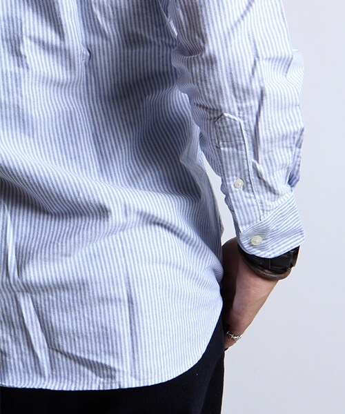 FREAK'S AMERICA（フリークスアメリカ）の「L/S CANDY STRIPE SHIRTS 【MADE IN USA】（その他・メンズ・ブラック/ネイビー・S/M/L）」の7枚目の写真