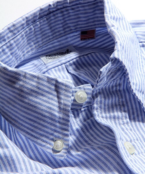 FREAK'S AMERICA（フリークスアメリカ）の「L/S CANDY STRIPE SHIRTS 【MADE IN USA】（その他・メンズ・ブラック/ネイビー・S/M/L）」の11枚目の写真