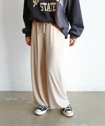 Auntie Rosa Holiday | リブカットリラックスパンツ(その他パンツ)