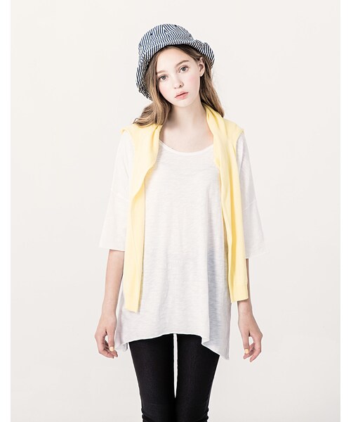 PAZZO（パッゾ）の「MIT 韓系拉鍊造型彈性修身窄管褲（パンツ・レディース・白/黑・S/M/L）」の11枚目の写真