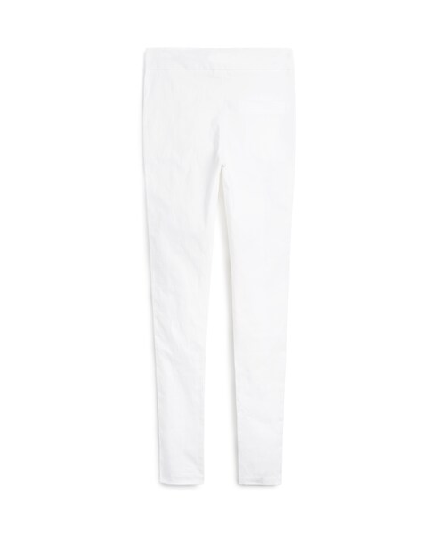 PAZZO（パッゾ）の「MIT 韓系拉鍊造型彈性修身窄管褲（パンツ・レディース・白/黑・S/M/L）」の2枚目の写真