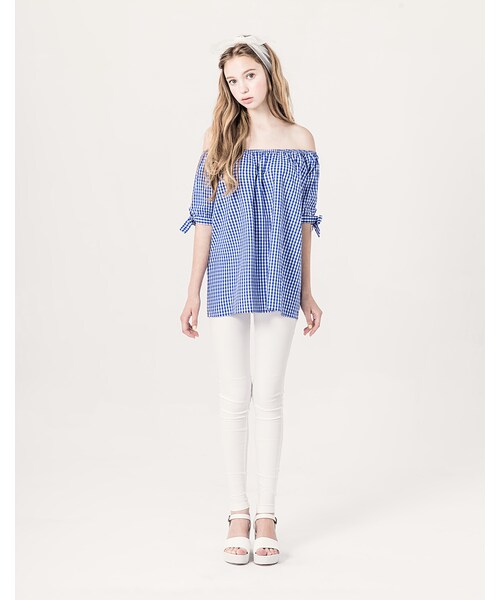 PAZZO（パッゾ）の「MIT 韓系拉鍊造型彈性修身窄管褲（パンツ・レディース・白/黑・S/M/L）」の6枚目の写真