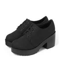 GRL | 太ヒールレースアップシューズ(その他シューズ)