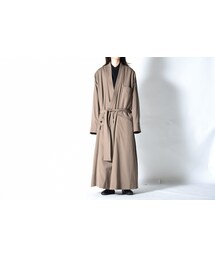 BISHOOL | BISHOOL Wool Gabardine KIMONO Long Coa(その他アウター)