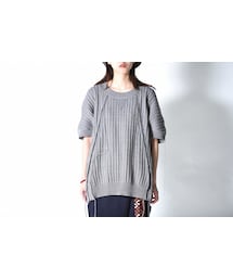 FLAG by ALEXIA STAM | Leh Linen kint Smock Top(ニット/セーター)