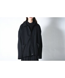 BISHOOL | BISHOOL Wool Gabardine Cutoff Jacket(シャツ/ブラウス)