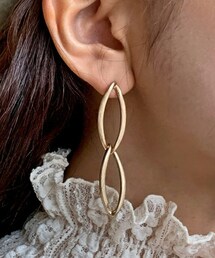 DHOLIC | ダブルドロップピアス(ピアス（両耳用）)