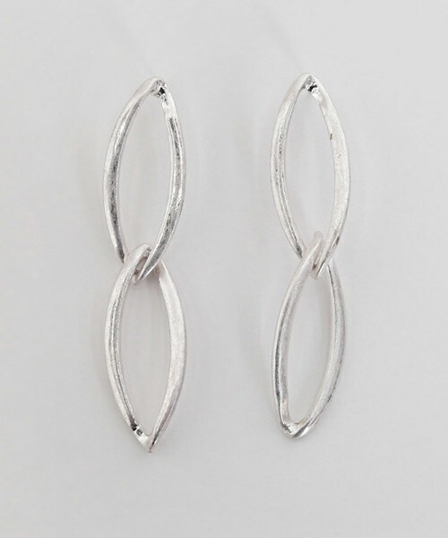 DHOLIC(ディーホリック)の「ダブルドロップピアス(ピアス(両耳用)・レディース・ゴールド/シルバー・FREE)」の2枚目の写真