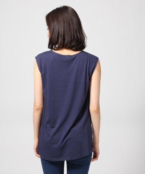 JEANASIS（ジーナシス）の「ボカシドットプルオーバーノースリーブ（トップス・レディース・ブラック系/グリーン系/ブルー系・FREE）」の5枚目の写真