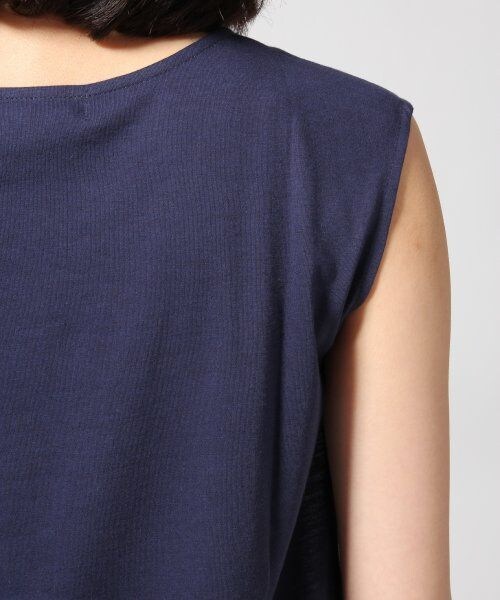 JEANASIS（ジーナシス）の「ボカシドットプルオーバーノースリーブ（トップス・レディース・ブラック系/グリーン系/ブルー系・FREE）」の9枚目の写真