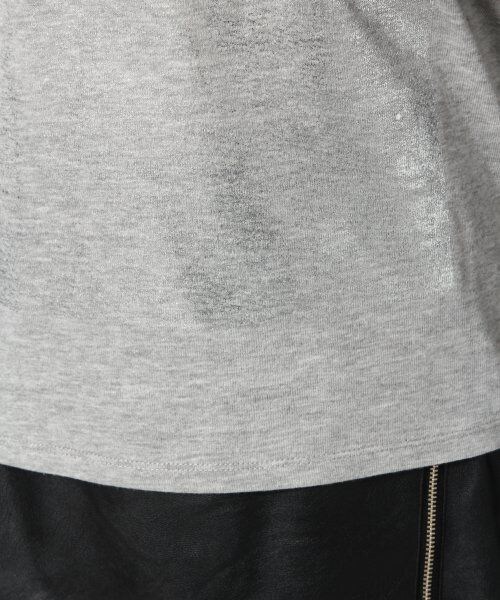 JEANASIS（ジーナシス）の「スクエアハクプリントTEE（トップス・レディース・ホワイト/グレー/ネイビー・FREE）」の8枚目の写真