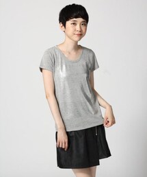 JEANASIS | スクエアハクプリントTEE(トップス)