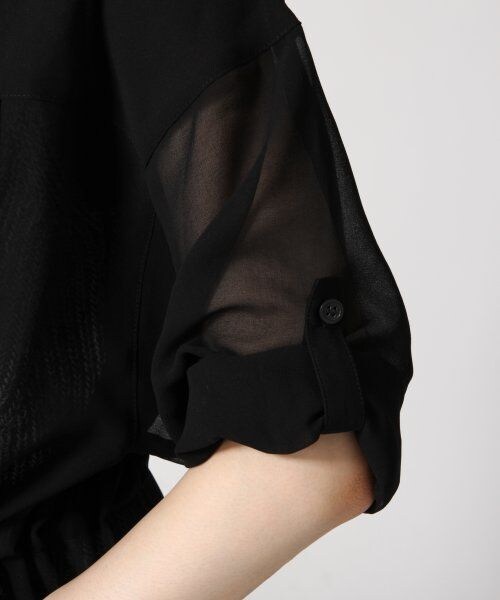 JEANASIS（ジーナシス）の「シアーロングジャケット（ジャケット/アウター・レディース・ホワイト/ブラック・FREE）」の12枚目の写真