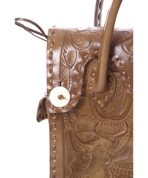 GRACE CONTINENTAL（グレースコンチネンタル）の「カービングバッグS（バッグ・レディース・カーキ/ベージュ/レッド/ブルー/ブラウン/ダークブラウン/グレー/ブラック・F）」の11枚目の写真