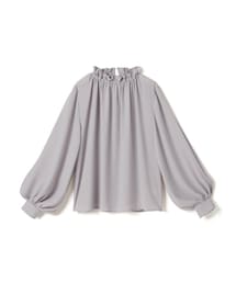 GRL | バックリボンギャザーハイネックブラウス(シャツ/ブラウス)