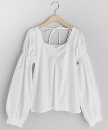 DHOLIC | バックリボンスクエアブラウス(シャツ/ブラウス)