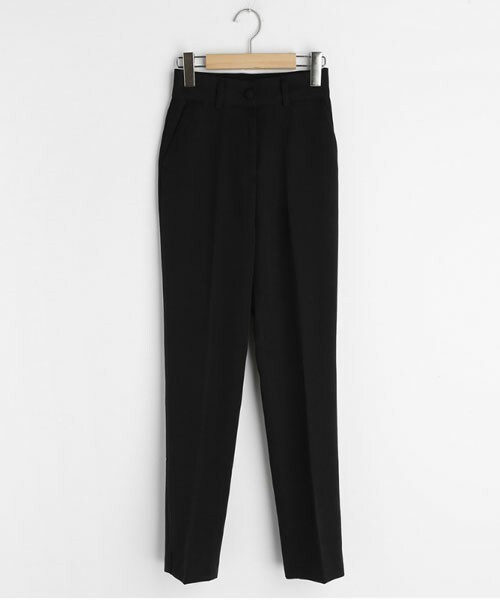 DHOLIC(ディーホリック)の「くるみボタンスラックス(スラックス・レディース・ブラック/ベージュ/ブルー・S/M/L)」の3枚目の写真