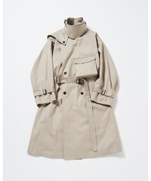 【美品】 RYO TAKASHIMA モーターサイクルコート ベージュ トレンチ RYO TAKASHIMA モーターサイクルコート