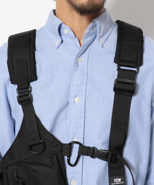AVIREX（アヴィレックス）の「【PDW】ライト タクティカルベスト/LIGHT TACTICAL VEST（トップス・メンズ・BLACK・F）」の4枚目の写真