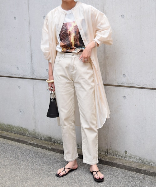 no brand（ノーブランド）の「コットンチノストレートPT（その他パンツ・レディース・その他）」の2枚目の写真