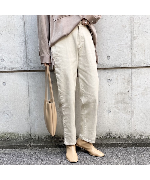 no brand（ノーブランド）の「コットンチノストレートPT（その他パンツ・レディース・その他）」の3枚目の写真