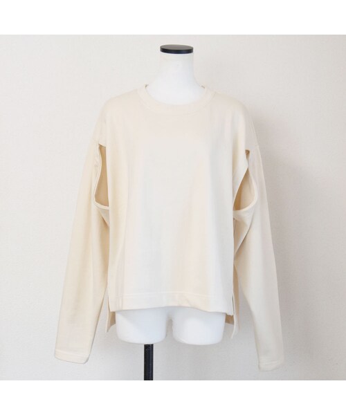 no brand（ノーブランド）の「スリットスリーブスウェットPO（スウェット・レディース・その他）」の10枚目の写真