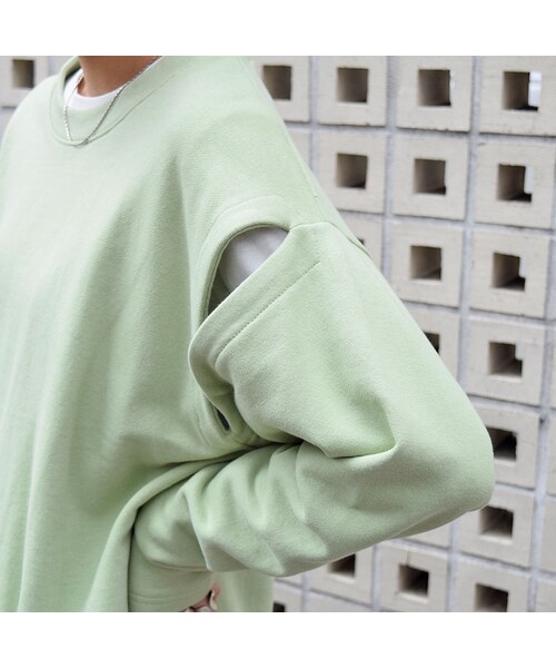 no brand（ノーブランド）の「スリットスリーブスウェットPO（スウェット・レディース・その他）」の7枚目の写真