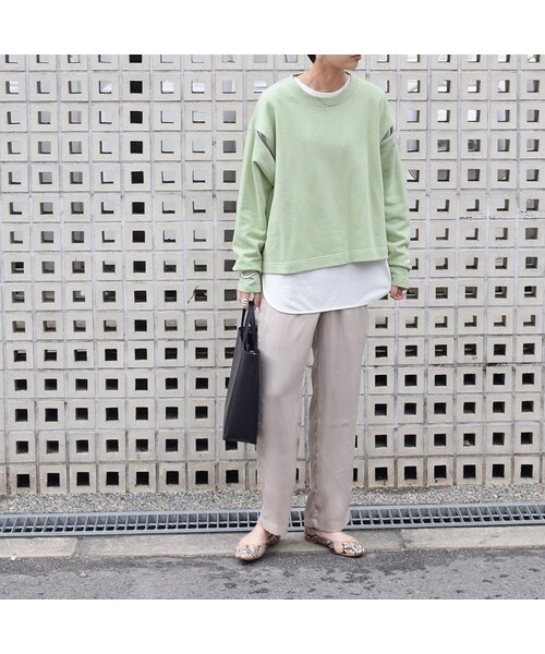 no brand（ノーブランド）の「スリットスリーブスウェットPO（スウェット・レディース・その他）」の9枚目の写真