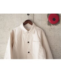SEUVAS 11号帆布カバーオール S オフホワイト SEUVAS SKUNK WORKS / 11号帆布 カバーオール | LINKS ONLIN