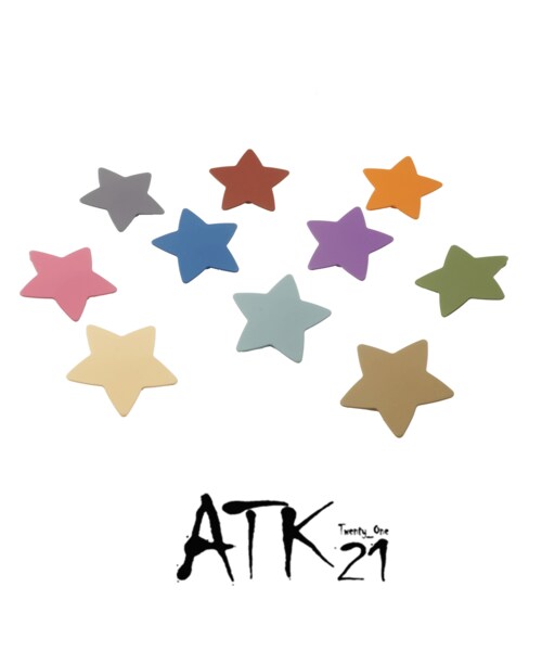 No Brand ノーブランド の スター 星 マットカラー パッチンピン パッチン留め スリーピン 人気 可愛い 髪留め キッズ 子供 レディース ヘアアクセサリー Hpp バレッタ ヘアクリップ Wear