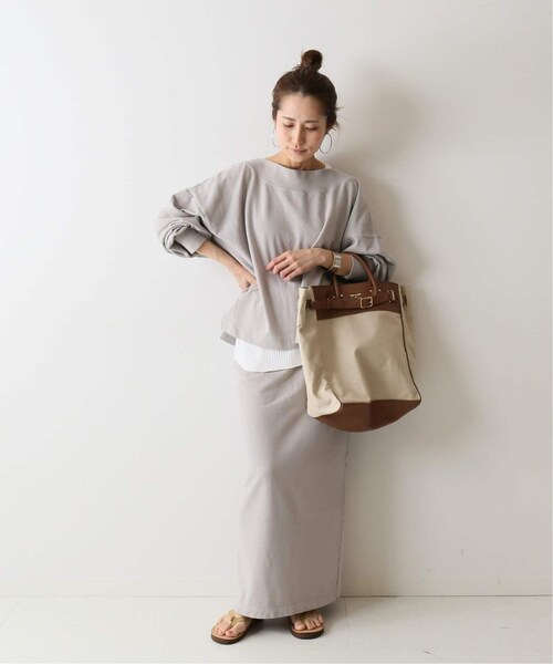 FRAMeWORK(フレームワーク)の「ミニ裏毛ロングスカート◆(スカート・グレーA/36/38/在庫なし/取り寄せ)」の15枚目の写真