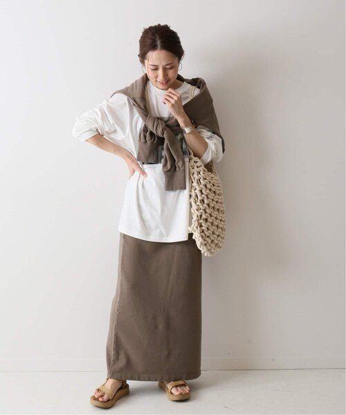 FRAMeWORK(フレームワーク)の「ミニ裏毛ロングスカート◆(スカート・グレーA/36/38/在庫なし/取り寄せ)」の10枚目の写真