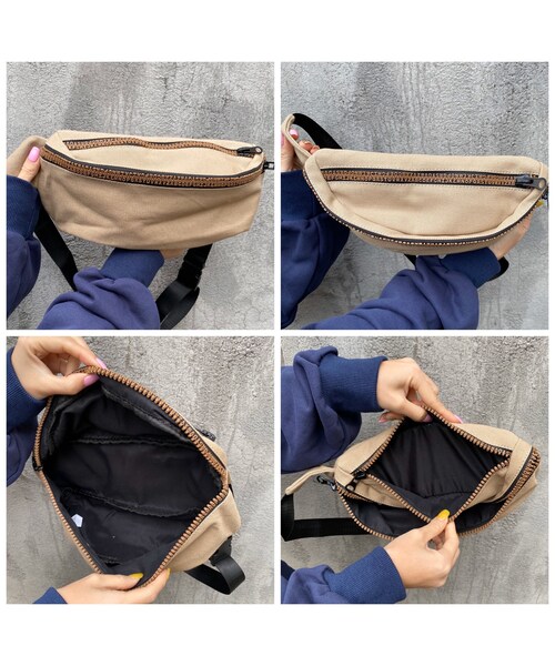 no brand（ノーブランド）の「キャンパスボディバ｢ABCD｣#9155（ボディバッグ/ウエストポーチ・レディース・その他）」の10枚目の写真