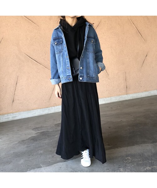 copine（コピン）の「再入荷！着回し力抜群！大人カジュアルオーバーサイズGジャン(2color)（デニムジャケット・レディース・その他）」の8枚目の写真