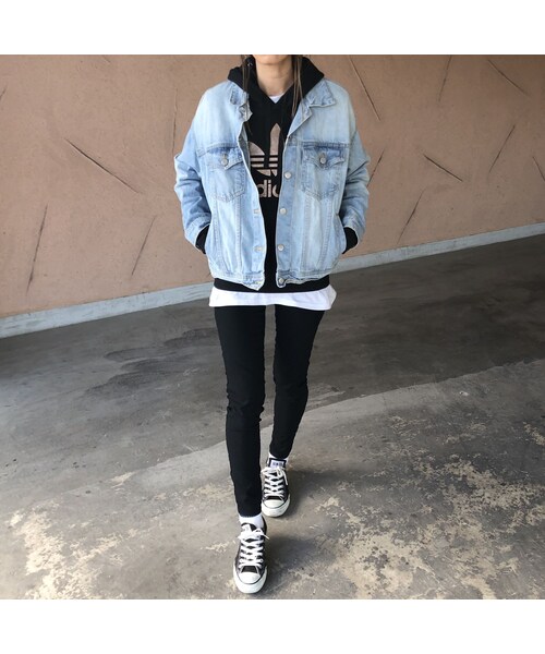copine（コピン）の「再入荷！着回し力抜群！大人カジュアルオーバーサイズGジャン(2color)（デニムジャケット・レディース・その他）」の2枚目の写真