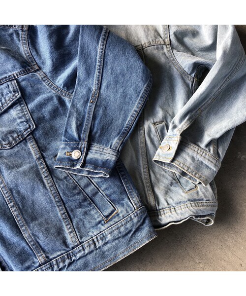 copine（コピン）の「再入荷！着回し力抜群！大人カジュアルオーバーサイズGジャン(2color)（デニムジャケット・レディース・その他）」の15枚目の写真