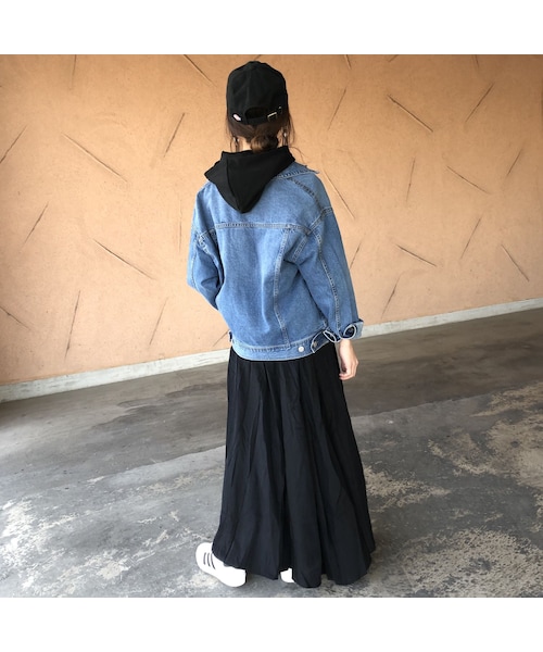 copine（コピン）の「再入荷！着回し力抜群！大人カジュアルオーバーサイズGジャン(2color)（デニムジャケット・レディース・その他）」の10枚目の写真