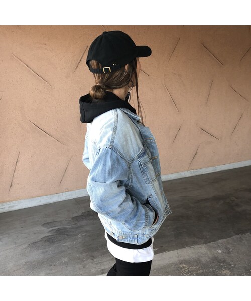 copine（コピン）の「再入荷！着回し力抜群！大人カジュアルオーバーサイズGジャン(2color)（デニムジャケット・レディース・その他）」の5枚目の写真