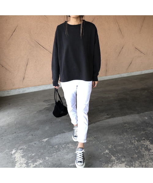 copine(コピン)の「再々入荷!大人気シリーズ!サイドジッパーデザイン!バックプリントトレーナー(3color)【クリックポスト対象商品】(スウェット・レディース・その他)」の7枚目の写真