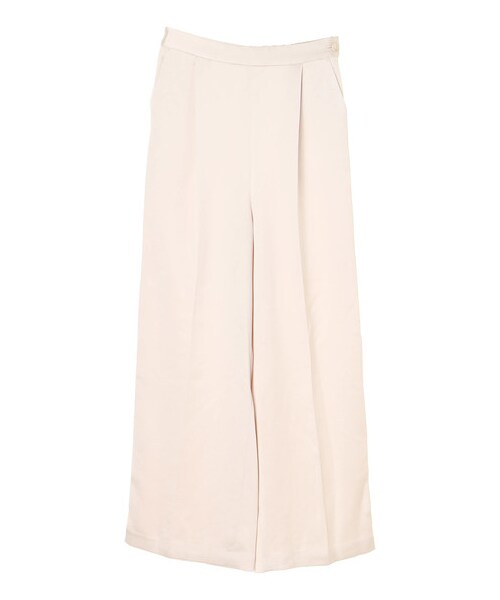 GARAGE OF GOOD CLOTHING（ガレージオブグッドクロージング）の「サテンワイドパンツ（パンツ・ホワイト/ボルドー・36/38）」の6枚目の写真