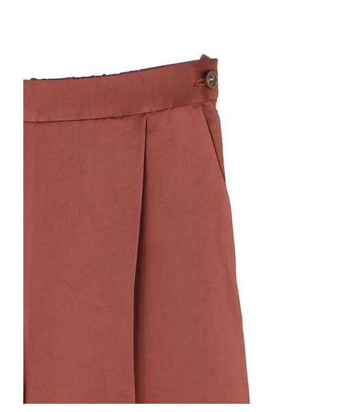 GARAGE OF GOOD CLOTHING（ガレージオブグッドクロージング）の「サテンワイドパンツ（パンツ・ホワイト/ボルドー・36/38）」の4枚目の写真