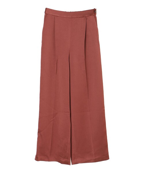 GARAGE OF GOOD CLOTHING（ガレージオブグッドクロージング）の「サテンワイドパンツ（パンツ・ホワイト/ボルドー・36/38）」の7枚目の写真