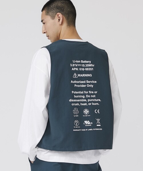SHAREEF（シャリーフ）の「STUDIOUS別注BACK PRINT VEST（その他）」