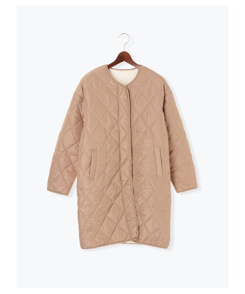 Te chichi（テチチ）の「キルトボアリバーシブルロングコート（）」 - WEAR