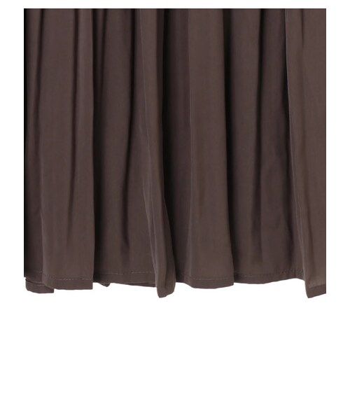 Green　Parks（グリーンパークス）の「・RAY CASSIN ケシプリーツサテンスカート（スカート・アイボリー/グレー/モカ/ブルー・F）」の22枚目の写真