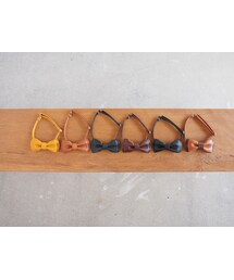 ART BROWN × enough〈アートブラウン×イナフ〉 別注 LEATHER BOW TIE